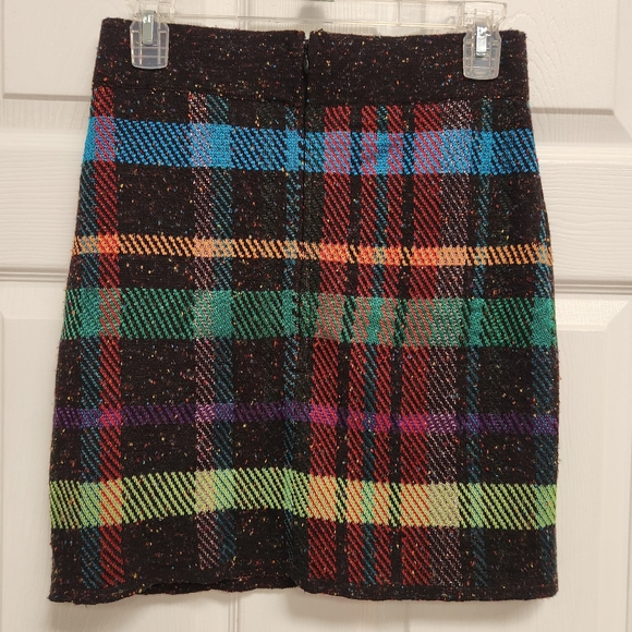 Vibrant Plaid Pencil Mini Skirt: Anthropologie - Cecilia Prado - Picture 5 of 11